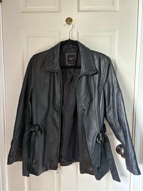 Colebrook and Co Black Leather Jacket